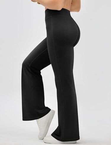 EUYZOU Yoga Pants Women High Waist Casual Soft Crossover Straight Leg Bottoms Leggings in Saudi Arabia