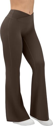 EUYZOU Yoga Pants Women High Waist Casual Soft Crossover Straight Leg Bottoms Leggings in Saudi Arabia