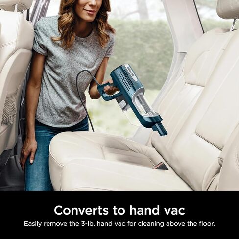 Shark HZ700 Ultralight PetPro Corded Stick Vacuum with PowerFins HairPro Odor Neutralizer Technology, Crevice & Upholstery Tool, Blue Iris (Renewed) in Saudi Arabia