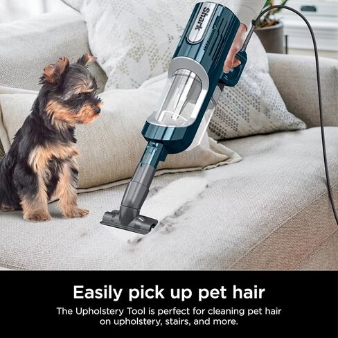 Shark HZ700 Ultralight PetPro Corded Stick Vacuum with PowerFins HairPro Odor Neutralizer Technology, Crevice & Upholstery Tool, Blue Iris (Renewed) in Saudi Arabia