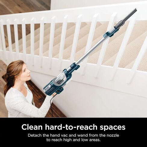 Shark HZ700 Ultralight PetPro Corded Stick Vacuum with PowerFins HairPro Odor Neutralizer Technology, Crevice & Upholstery Tool, Blue Iris (Renewed) in Saudi Arabia