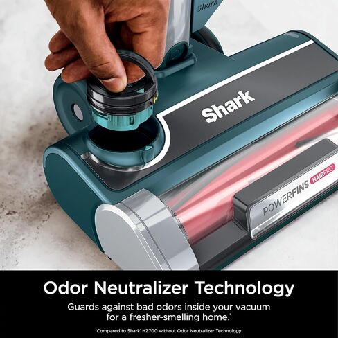 Shark HZ700 Ultralight PetPro Corded Stick Vacuum with PowerFins HairPro Odor Neutralizer Technology, Crevice & Upholstery Tool, Blue Iris (Renewed) in Saudi Arabia