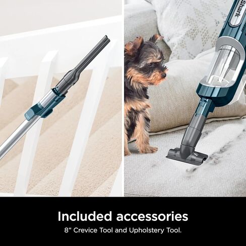 Shark HZ700 Ultralight PetPro Corded Stick Vacuum with PowerFins HairPro Odor Neutralizer Technology, Crevice & Upholstery Tool, Blue Iris (Renewed) in Saudi Arabia