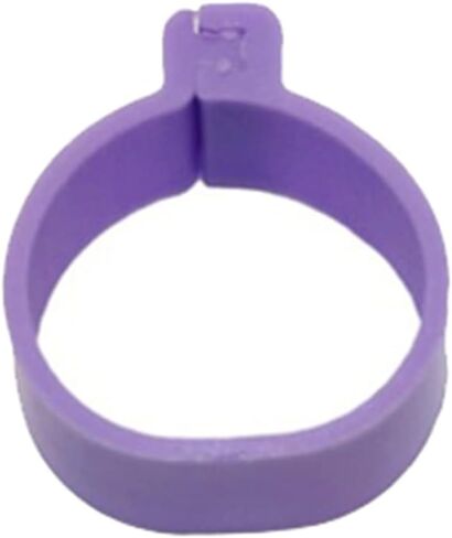 حلقات أرجل الدجاج حلقة قدم الحمام، 1000 قطعة القطر الداخلي 1.6 سم حلقة قدم الدجاج حلقة سمان الحمام (أزرق) in Kuwait