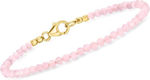Ross-Simons Red and Pink Bead Bracelets in 18kt Gold Over Sterling in Saudi Arabia