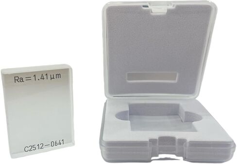 Portable Surface Roughness Tester Calibration Block with RA 1.4μm GB/T19067 ISO5436 Standards for Model KR110 KR220 Digital Surface Roughness Gauge in Saudi Arabia