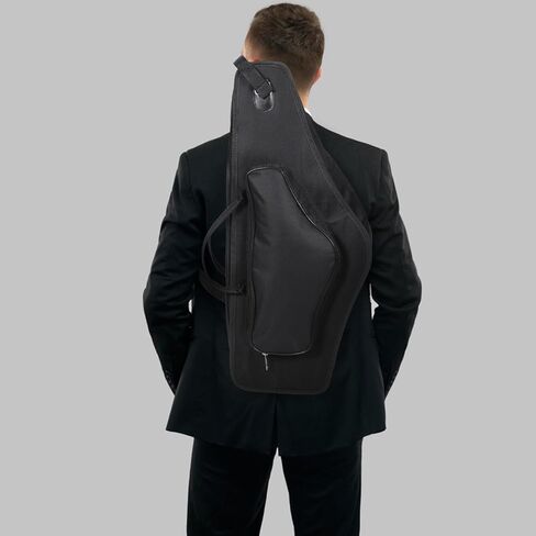 Luxshiny Thickened Shockproof Alto Sax Storage Bag Portable Saxophone Case with Adjustable Shoulder Straps for School Concerts and Travel Lightweight Protective Container for Adults in Kuwait