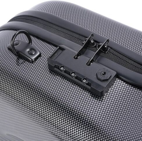 Eujgoov Alto Saxophone Case Fiber Reinforced Plastic Hard Case with Combination Lock Thick Padding Detachable Shoulder Strap for Standard Alto Saxophones (Black Lining) in Saudi Arabia