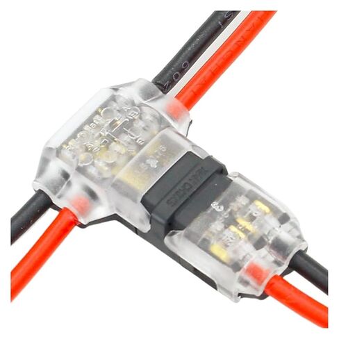 fengpeng 5Pcs/lot 2 Pin Way 300v 10a Universal Compact Wire Wiring Connector T Shape Conductor Terminal Block with Lever AWG 18-24 in Kuwait