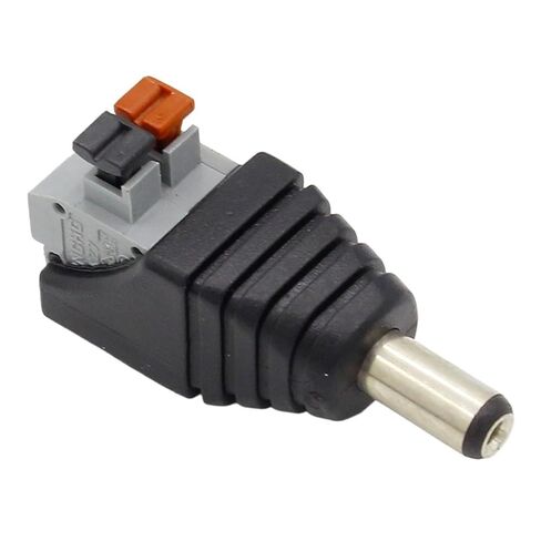 fengpeng 5pcs DC Male +5 pcs Female Connector 2.1 * 5.5mm Power Jack Adapter Plug Connector for 3528/5050/5730 Single Color led Strip in Kuwait