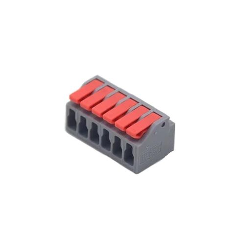 Universal Compact Wiring Splicing Conector 5/10PCS Wire Connector Electric Cable Conectors for 4mm² 6mm² Fast Terminals Blocks Docking Butt Household Electrician Tools(N4E2-2,5PCS) in Saudi Arabia