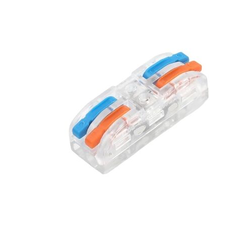 Universal Compact Wiring Splicing Conector 10PCS Universal Compact Wire Connector Multi-Functional Push-in Home Terminals Fast Wiring Cable Connectors AWG28-12 600V(223TO) in Saudi Arabia