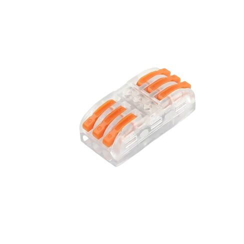 Universal Compact Wiring Splicing Conector 10PCS Universal Compact Wire Connector Multi-Functional Push-in Home Terminals Fast Wiring Cable Connectors AWG28-12 600V(223TO) in Saudi Arabia