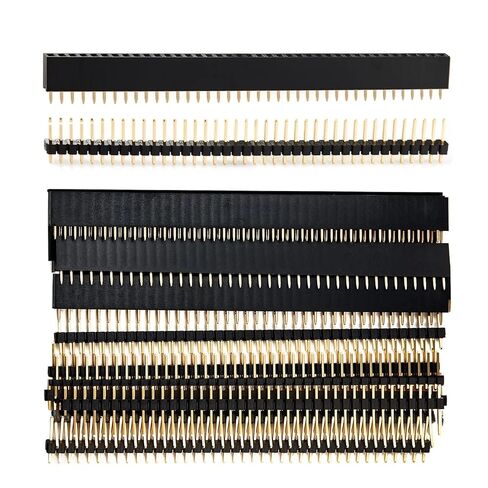fengpeng 20 Pcs 10 Pairs 2.54mm Male and Female pin Connector, 40 Single Row Separated PCB Board Suitable for Shield in Kuwait