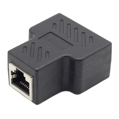 fengpeng 1pcs 1 to 2 Ways RJ45 LAN Ethernet Network Cable Female Splitter Connector A dapter in Kuwait