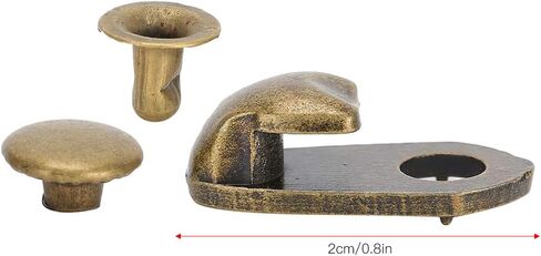 Alloy Boots Hook Rivets Fastener Piece Shoe Lace Hooks Press Stud Tools with 20 Sets Brass Eyelets Buckles for Climb Hiking Shoes Work Outdoor Mountaineering in Saudi Arabia