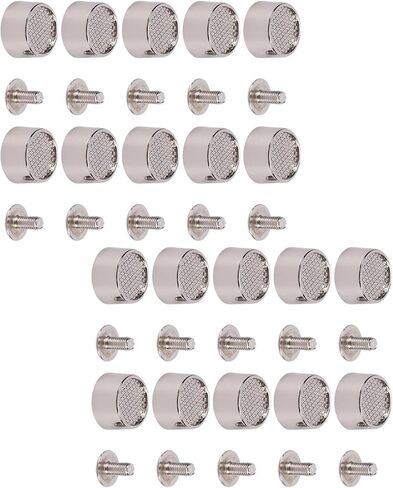 BRRNOO Bucket Shaped Stud Rivets Silver Alloy for Embellishment Projects Apparel Crafts in Saudi Arabia