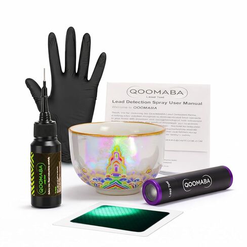 مجموعة أدوات اختبار الرصاص - الكل في واحد للكشف عن الرصاص في الأطباق والطلاء والألعاب، سائل اختبار زجاجة واحدة + تحليل معملي مجاني، نتائج سريعة في المنزل in Kuwait