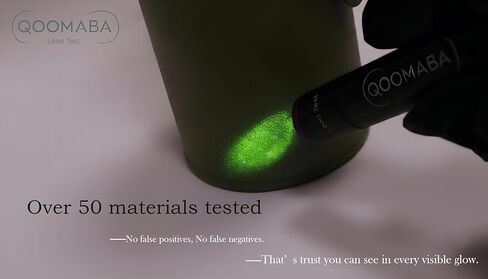 مجموعة أدوات اختبار الرصاص - الكل في واحد للكشف عن الرصاص في الأطباق والطلاء والألعاب، سائل اختبار زجاجة واحدة + تحليل معملي مجاني، نتائج سريعة في المنزل in Kuwait