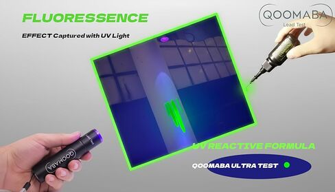 مجموعة أدوات اختبار الرصاص - الكل في واحد للكشف عن الرصاص في الأطباق والطلاء والألعاب، سائل اختبار زجاجة واحدة + تحليل معملي مجاني، نتائج سريعة في المنزل in Kuwait