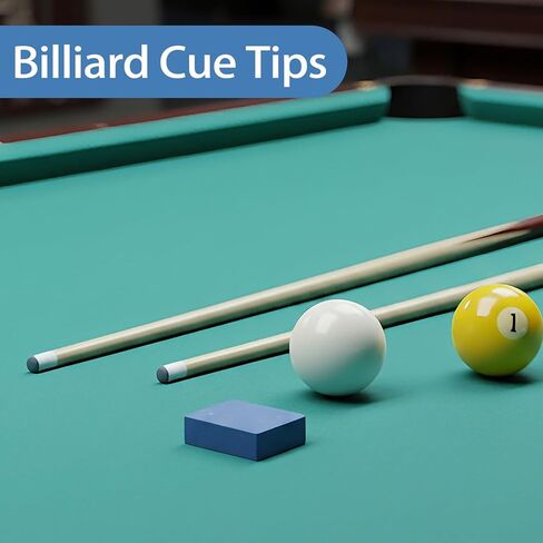 24Pcs Pool Cue Tips Replacement Kit, 4 Sizes Slip On Pool Cue Tips, Billiard Stick Tip for Billiard Accessories(9mm/ 10mm/ 12mm/ 13mm, Each Size 6pcs) in Saudi Arabia