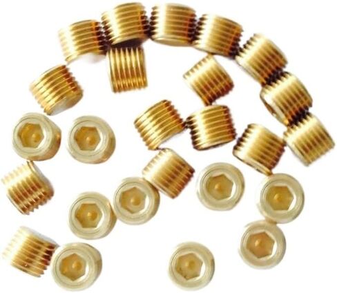 NPT1/8 1/4" 3/8" 1/2" Hexagonal Pneumatic Fitting Plug End Cap(10PCS NPT 1l4) in Saudi Arabia