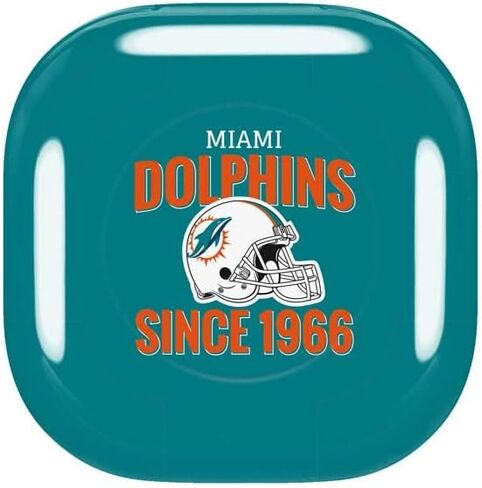 Skinit Decal Audio Skin Compatible with Samsung Galaxy Buds Pro - Officially Licensed NFL Miami Dolphins Helmet Design in Saudi Arabia