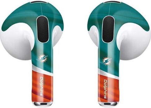 Skinit Decal Audio Skin Compatible with Apple AirPods (3rd Gen, 2021) - Officially Licensed NFL Miami Dolphins Design in Saudi Arabia