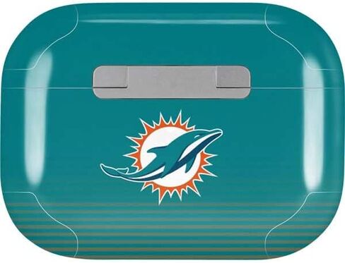 Skinit Decal Audio Skin Compatible with Apple AirPods Pro - Officially Licensed NFL Miami Dolphins Breakaway Design in Saudi Arabia