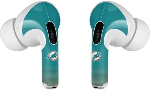 Skinit Decal Audio Skin Compatible with Apple AirPods Pro - Officially Licensed NFL Miami Dolphins Breakaway Design in Saudi Arabia