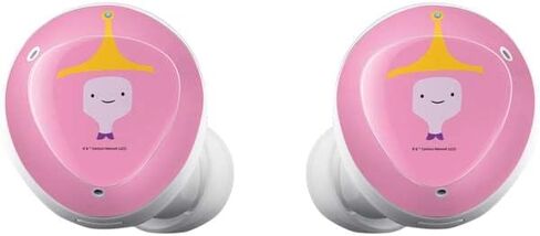 Skinit Decal Audio Skin Compatible with Samsung Galaxy Buds+ - Officially Licensed Warner Bros Princess Bubblegum Design in Saudi Arabia