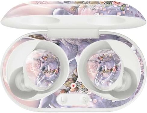 Skinit Decal Audio Skin Compatible with Samsung Galaxy Buds+ - Officially Licensed Tate and Co. Spring Flight Unicorn Design in Saudi Arabia