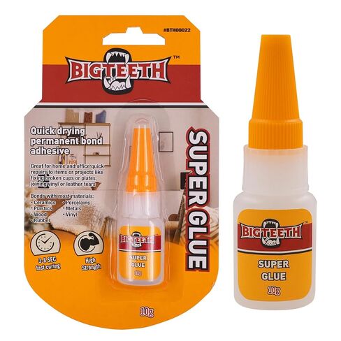 BIGTEETH Super Glue - 3pcs 0.07oz Strong Liquid Clear Super Glue for Home and Office Quick Repairs,All Purpose Adhesive for Ceramics, Porcelains, Plastics,Metals, Wood, Vinyl, Rubber, and More in Saudi Arabia