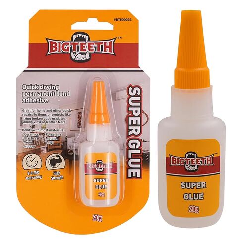 BIGTEETH Super Glue - 3pcs 0.07oz Strong Liquid Clear Super Glue for Home and Office Quick Repairs,All Purpose Adhesive for Ceramics, Porcelains, Plastics,Metals, Wood, Vinyl, Rubber, and More in Saudi Arabia