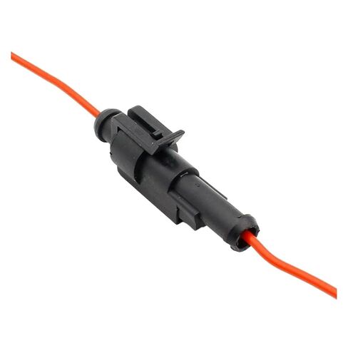 fengpeng Auto Wire Connector 1 2 3 4 5 6 Way 1P 2P 3P 4P 5P auto Male & Female Waterproof Electrical Connector Plug with Cable(1P Black) in Saudi Arabia