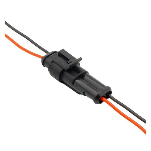 fengpeng Auto Wire Connector 1 2 3 4 5 6 Way 1P 2P 3P 4P 5P auto Male & Female Waterproof Electrical Connector Plug with Cable(1P Black) in Saudi Arabia