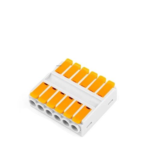 Universal Compact Wiring Splicing Conector 5PCS Universal Wire Cable Connector Compact Push-in Butt Wiring Terminal Block 2/3/4/5/6 Pin(226-3) in Saudi Arabia