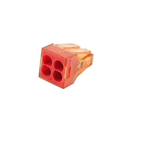 Universal Compact Wiring Splicing Conector 25PCS Quick Wiring Connectors 2/3/4/5/6/8 Pin Hard Wire Straight Insertion Compact Push-in Type Conductor Terminal Block(NC-205) in Saudi Arabia