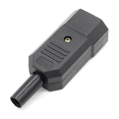 fengpeng 1pcs Price 10A 250V Black IEC C13 Male Plug Rewirable Power Connector 3 pin ac Socket in Kuwait