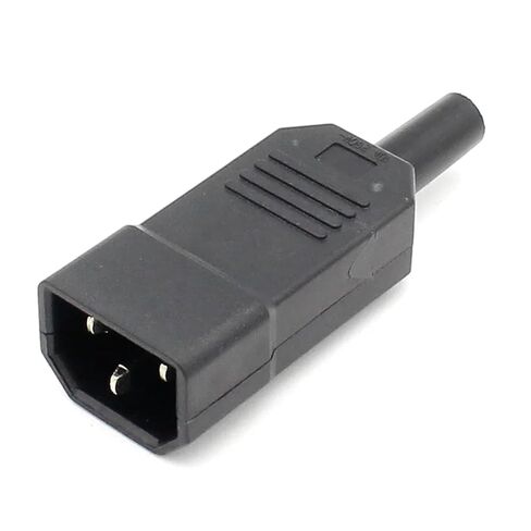 fengpeng 1pcs Price 10A 250V Black IEC C13 Male Plug Rewirable Power Connector 3 pin ac Socket in Kuwait