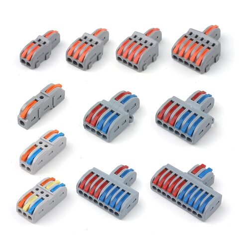 Universal Compact Wiring Splicing Conector 5 PCS Wire Cable Connectors SPL-42 Universal Compact Splitter Electrical Conductors Push-in Home Terminal Block(NV-F15AO) in Saudi Arabia
