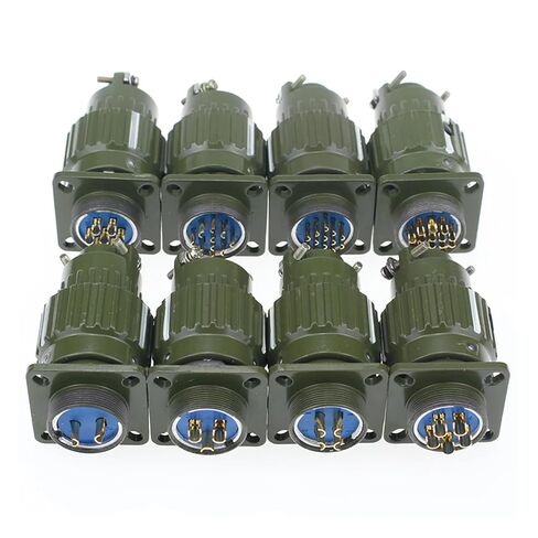 fengpeng 1set 21mm Y2M YP21 2/3/4/5/7/10/14/16 Pin Aviation Plug Socket Cable Joint Stepper Motor Aviation Connector Plug(4Pin) in Kuwait