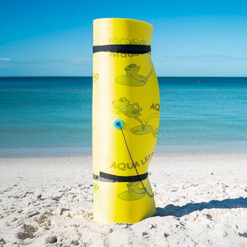 وسادة أكوا ليلي مقاس 110 بوصة، أشرطة تخزين عائمة مع واقيات وسادة لزنبق الماء، الضفدع، سجادات مياه ماوي، مجموعة من 2 in Kuwait