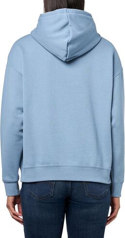 PUMA Women's Essentials Logo Fleece Hoodie (Available in Plus Sizes), Cool Blue AH25 in Saudi Arabia