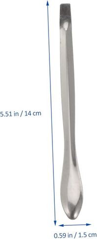 12Pcs Stainless Steel Measuring Scoop for Laboratory Use Sampling Spoons for Chemical and Experiments Compact Design for Easy Handling in Saudi Arabia