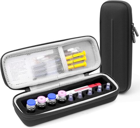 مستلزمات كريبثوس السكري على سفر سفر ، والاستخدام اليومي في حالة حامل قلم الأنسولين لقوارير الأنسولين ، وأقلام الأنسولين ، وتخزين الإبرة in Kuwait