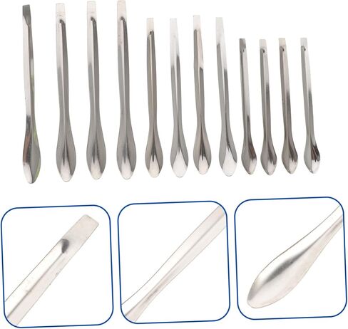 Gatuida 12pcs Stainless Steel Measuring Scoops Silverware Spoons for Scoops and Spoons for Canisters in Saudi Arabia