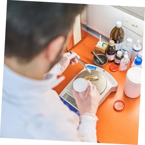 Luxshiny 12 قطعة من الفولاذ المقاوم للصدأ قياس ملعقة مختبر أخذ العينات مغرفة كوب تذوق الملاعق in Kuwait