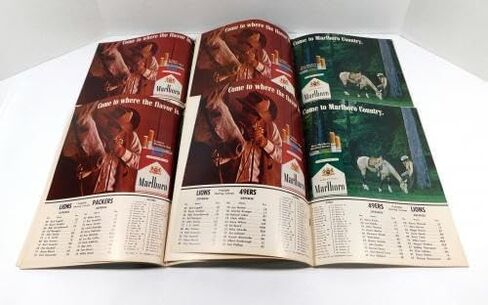 Lot of (7) Different 1966 Detroit Lions NFL Football Programs DA065811 - NFL Programs in Saudi Arabia