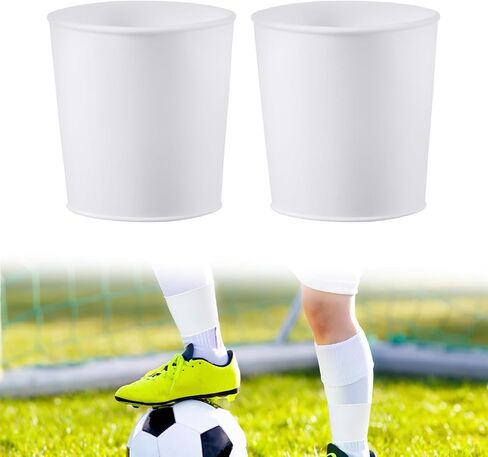 Soccer Leg Bands, Silicone Soccer Shin Guard Straps to Hold Shin Guards Stays and Soccer Sock in Place Soft Football Shinguard Holder Shin Guard Sleeves Equipment for Man Women (White) in Saudi Arabia